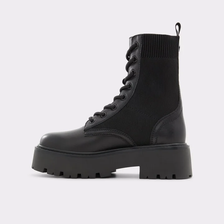 Combat ankle boot - Black - Image 3