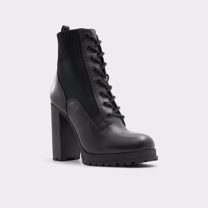 Combat ankle boot - Black - Image 4