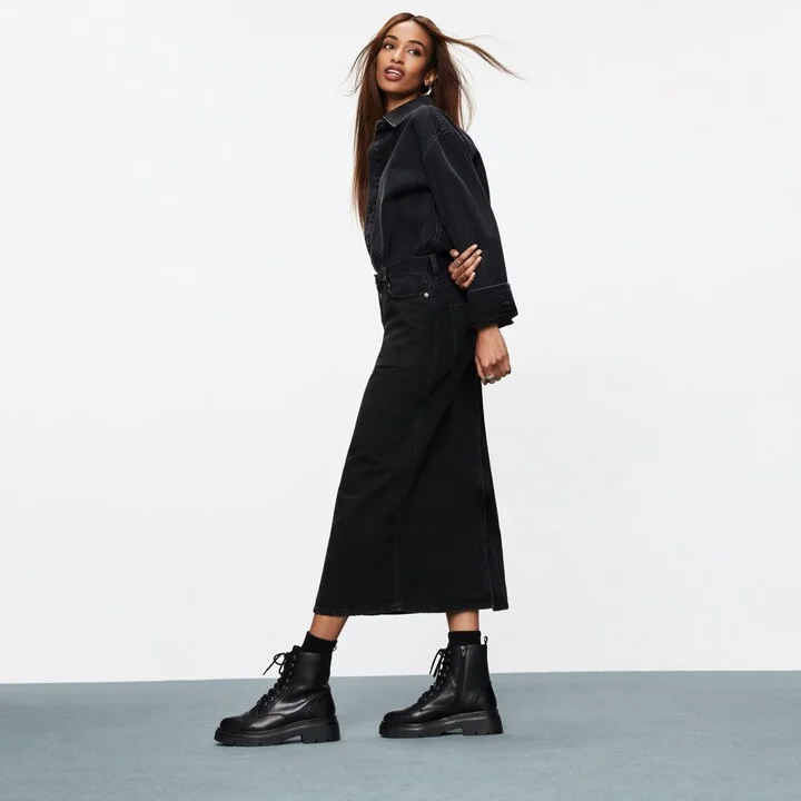 Combat ankle boot - Black - Image 3
