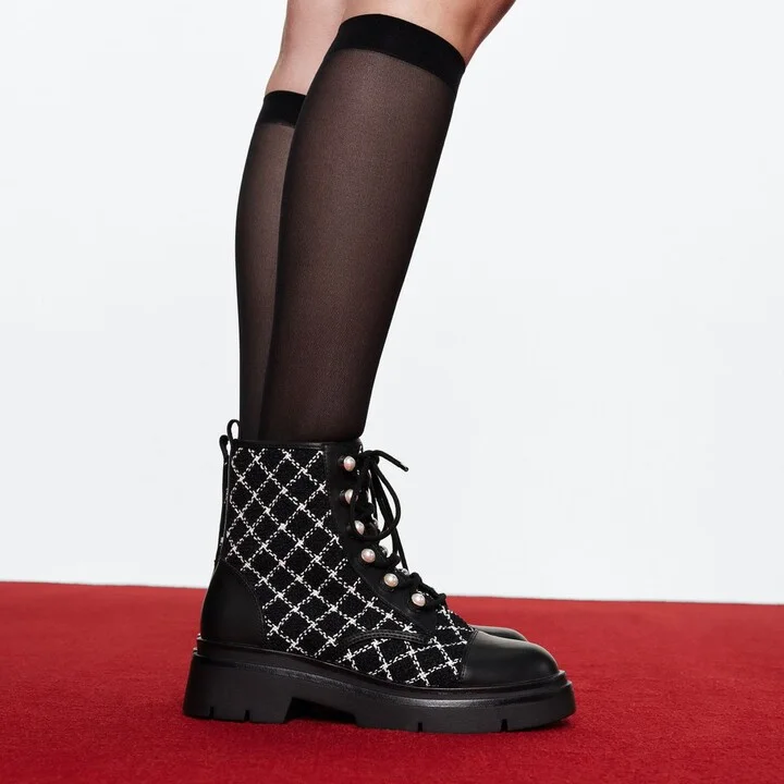 Combat ankle boot - Black - Image 9