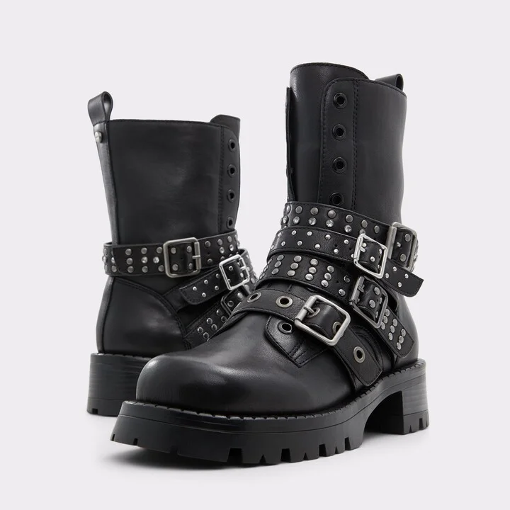 Combat ankle boot - Black - Image 2