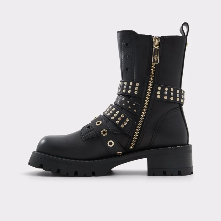 Combat ankle boot - Black - Image 4
