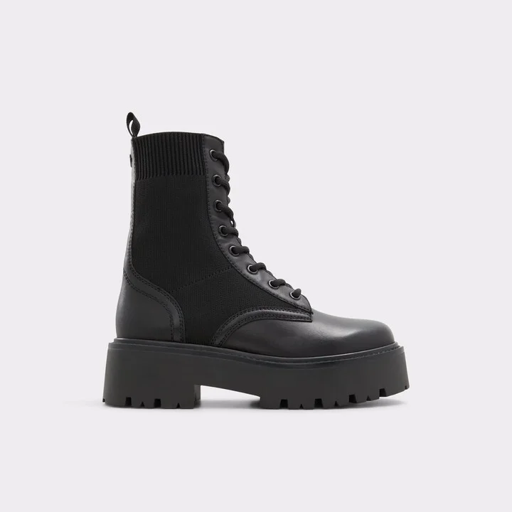 Combat ankle boot - Black