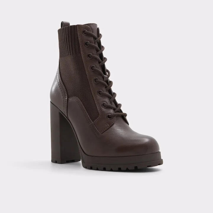 Combat ankle boot - Brown - Image 4