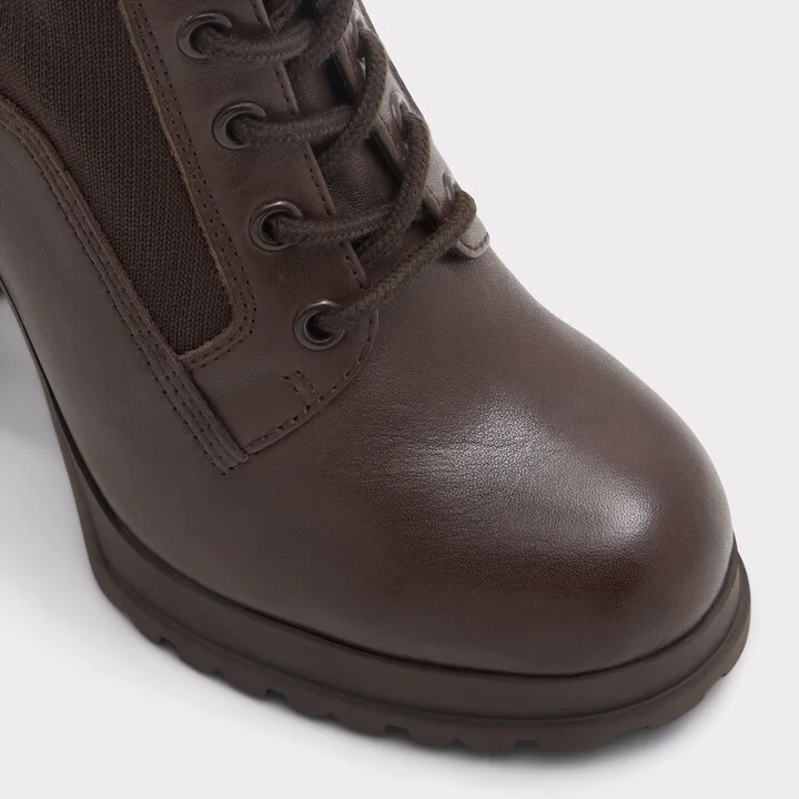 Combat ankle boot - Brown - Image 5