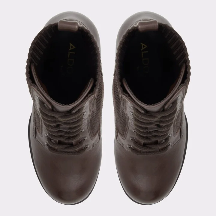 Combat ankle boot - Brown - Image 6