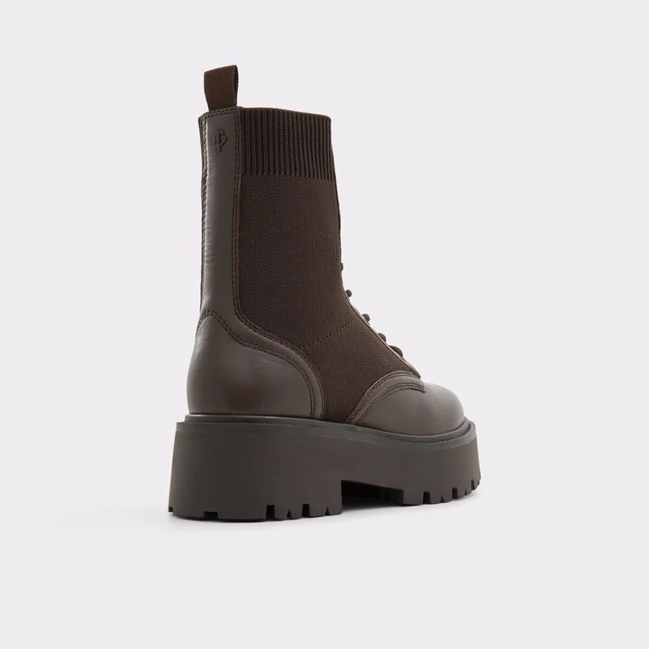 Combat ankle boot - Brown - Image 3