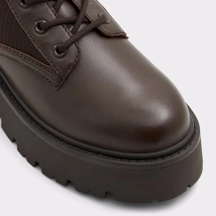 Combat ankle boot - Brown - Image 6