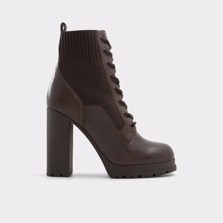 Combat ankle boot - Brown