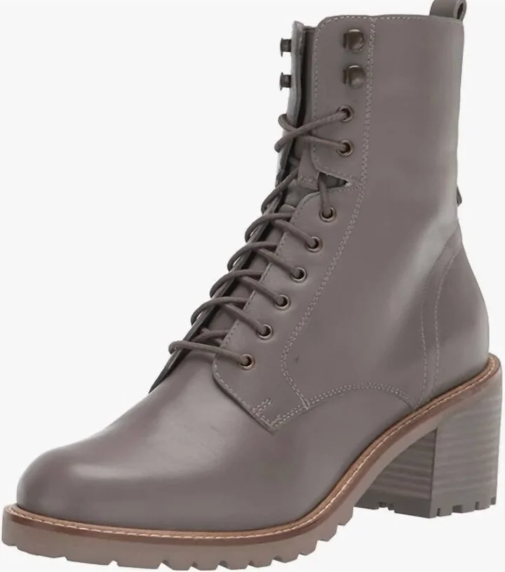 Combat Boots In Grey