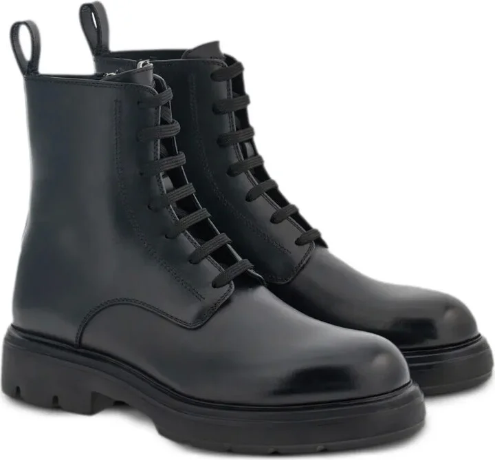 Combat leather boots - Image 2