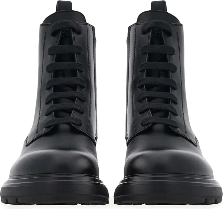 Combat leather boots - Image 4
