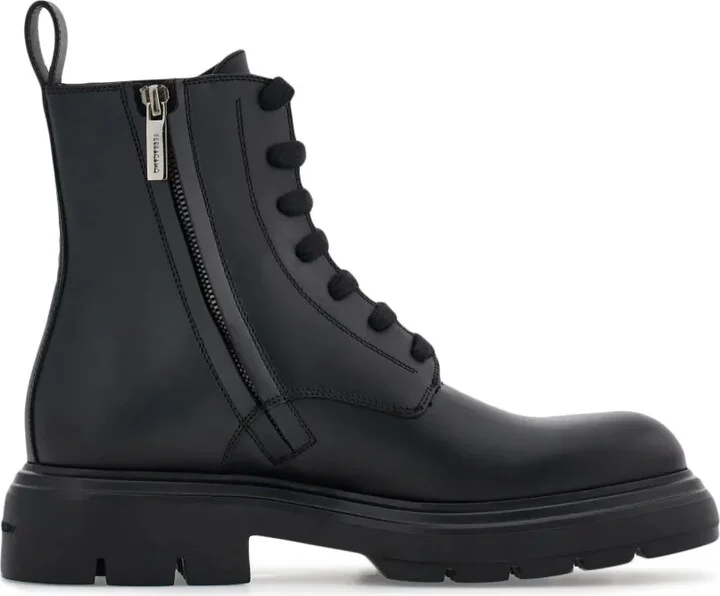 Combat leather boots - Image 5