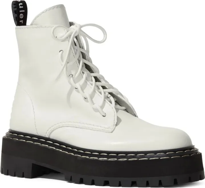 Combat leather boots - Image 2