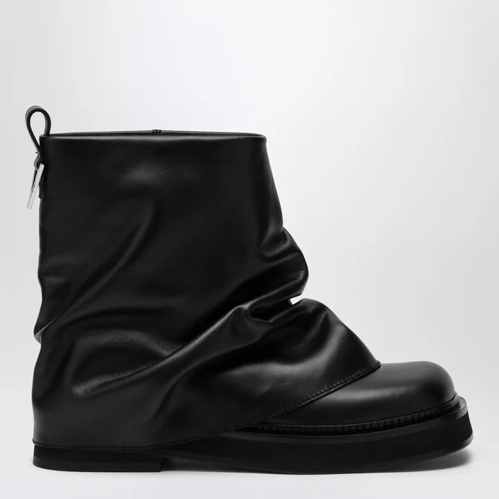 Combat Mini Robin black leather boot