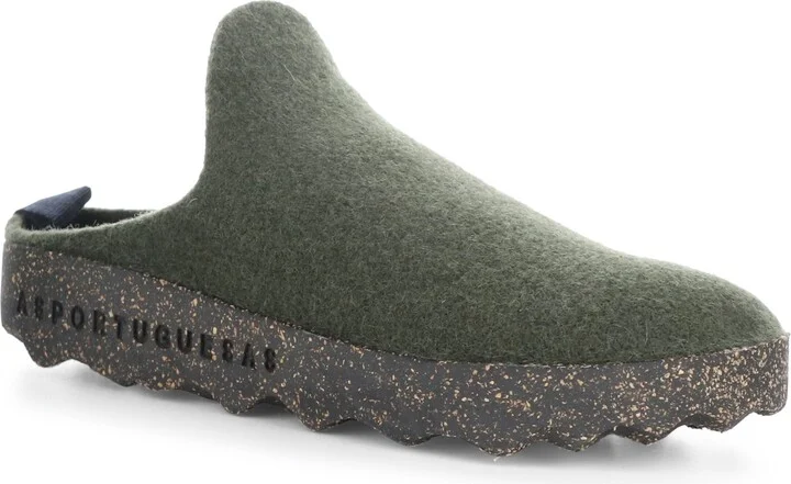 034 MILITARY GREEN TWEED/ FELT
