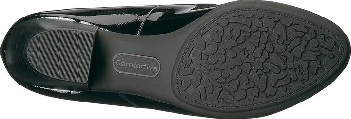 Comfortiva Amora High Women's Heels Black Goat Patent : 6 M (B), Leather - Image 4