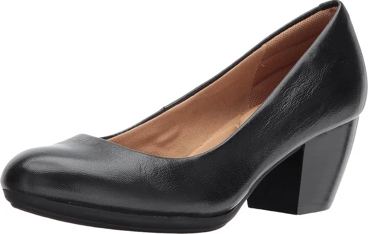 Comfortiva Amora High Women's Heels Black River Leather : 6 M (B) - Image 2