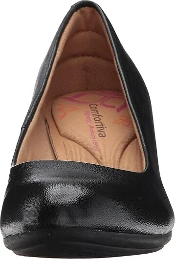 Comfortiva Amora High Women's Heels Black River Leather : 6 M (B) - Image 6