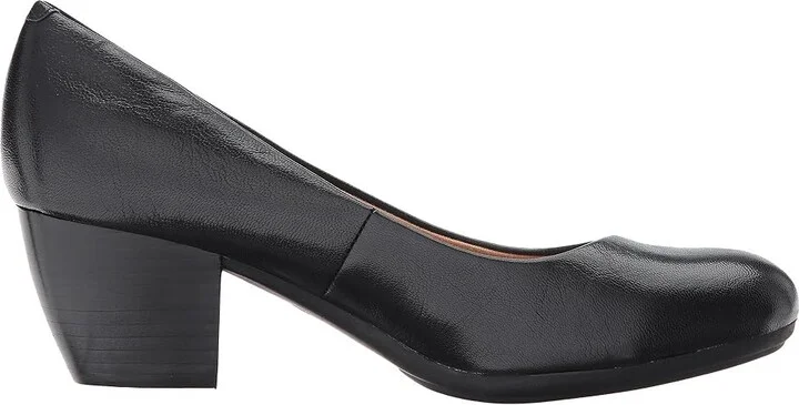 Comfortiva Amora High Women's Heels Black River Leather : 6 M (B) - Image 8