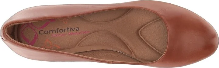 Comfortiva Amora High Women's Heels Cork Montana : 6 M (B), Leather - Image 3