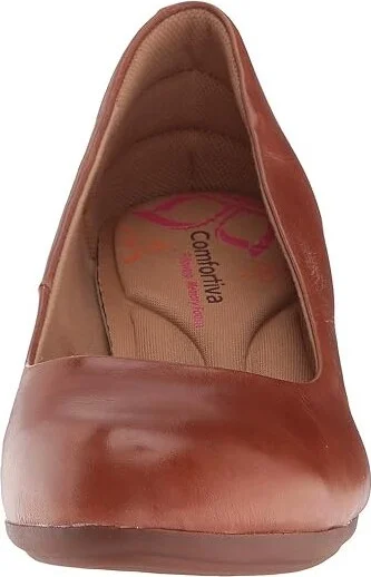 Comfortiva Amora High Women's Heels Cork Montana : 6 M (B), Leather - Image 6