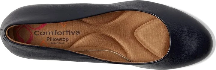 Comfortiva Amora High Women's Heels Peacoat Navy River Leather : 6 M (B) - Image 3
