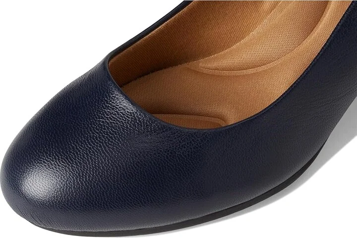 Comfortiva Amora High Women's Heels Peacoat Navy River Leather : 6 M (B) - Image 8