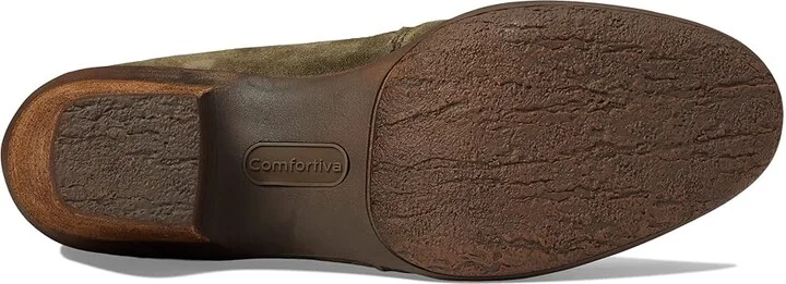 Comfortiva Bailey Women's Shoes Olive Fatigue : 6 M (B), Leather - Image 3