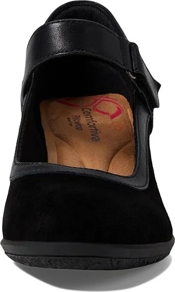 Comfortiva Barnes High Women's Heels Black : 9 M (B), Leather/Suede - Image 2