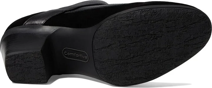 Comfortiva Barnes High Women's Heels Black : 9 M (B), Leather/Suede - Image 3