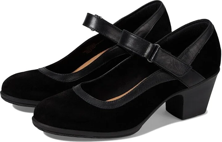 Comfortiva Barnes High Women's Heels Black : 9 M (B), Leather/Suede