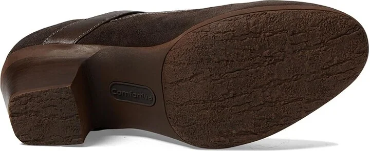 Comfortiva Barnes High Women's Heels Dark Brown : 8.5 M (B), Leather/Suede - Image 3