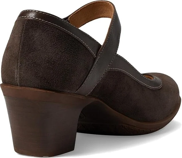 Comfortiva Barnes High Women's Heels Dark Brown : 8.5 M (B), Leather/Suede - Image 4