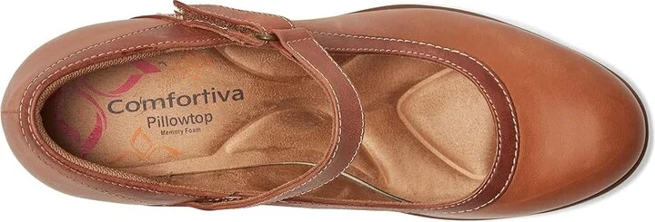 Comfortiva Barnes High Women's Heels Luggage : 10 M (B), Leather/Suede - Image 2