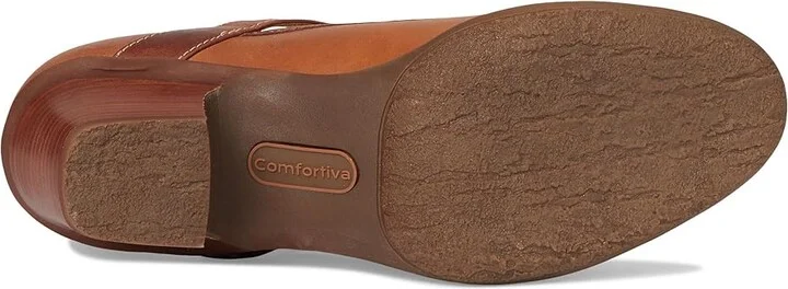 Comfortiva Barnes High Women's Heels Luggage : 10 M (B), Leather/Suede - Image 3