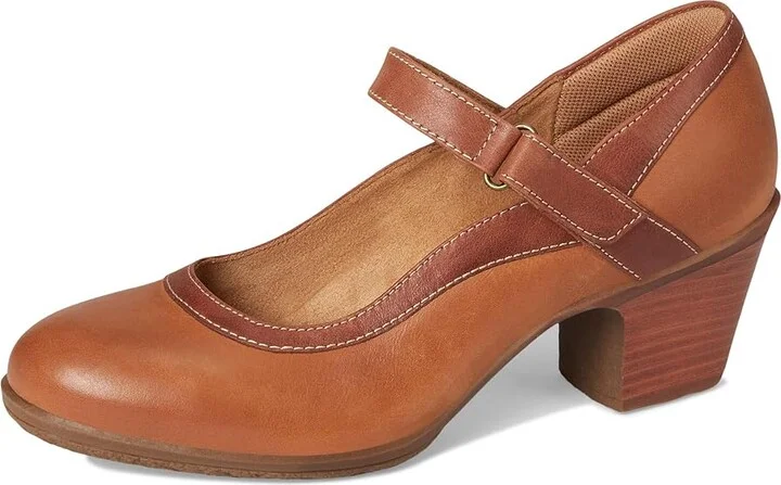Comfortiva Barnes High Women's Heels Luggage : 10 M (B), Leather/Suede - Image 5