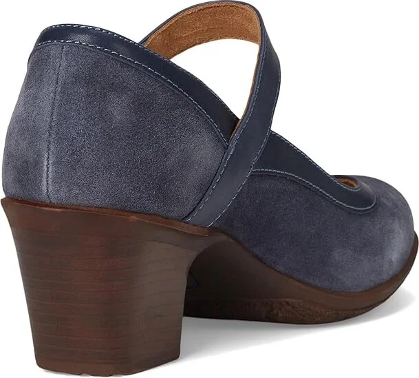 Comfortiva Barnes High Women's Heels Storm Blue : 6 W (D), Leather/Suede - Image 4
