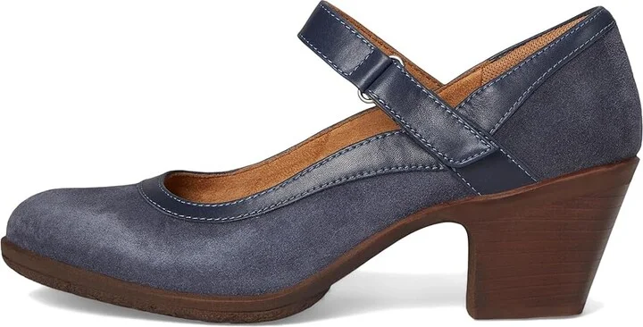 Comfortiva Barnes High Women's Heels Storm Blue : 6 W (D), Leather/Suede - Image 6