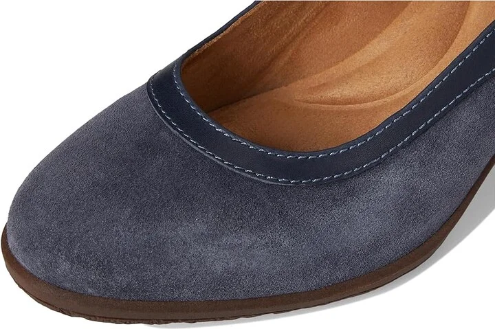 Comfortiva Barnes High Women's Heels Storm Blue : 6 W (D), Leather/Suede - Image 7