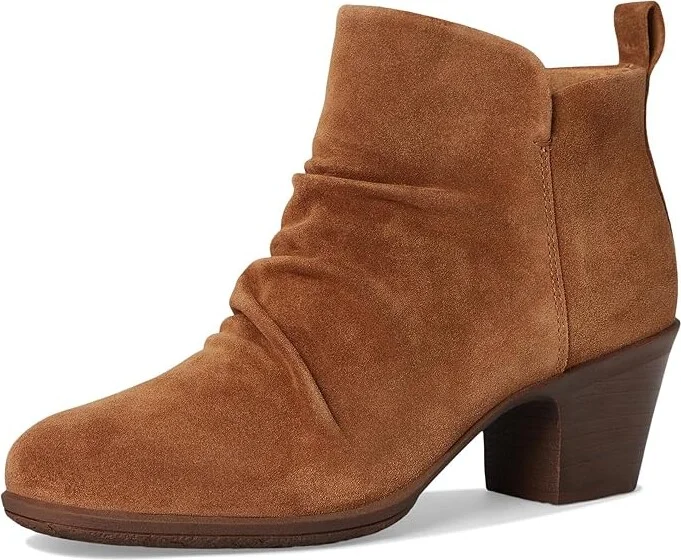 Comfortiva Brandy Women's Boots Havana Brown : 6.5 W (D), Rubber/Suede/Textile - Image 5