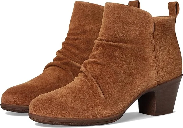 Comfortiva Brandy Women's Boots Havana Brown : 6.5 W (D), Rubber/Suede/Textile
