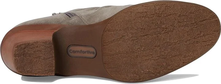 Comfortiva Brandy Women's Boots Taupe : 6 M (B), Rubber/Suede/Textile - Image 3