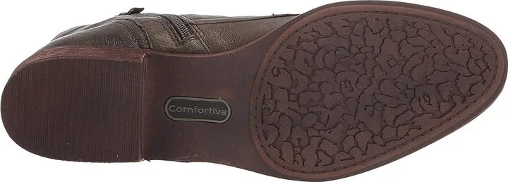 Comfortiva Cordia Women's Boots Army Green Oleoso : 6 M (B), Leather - Image 4