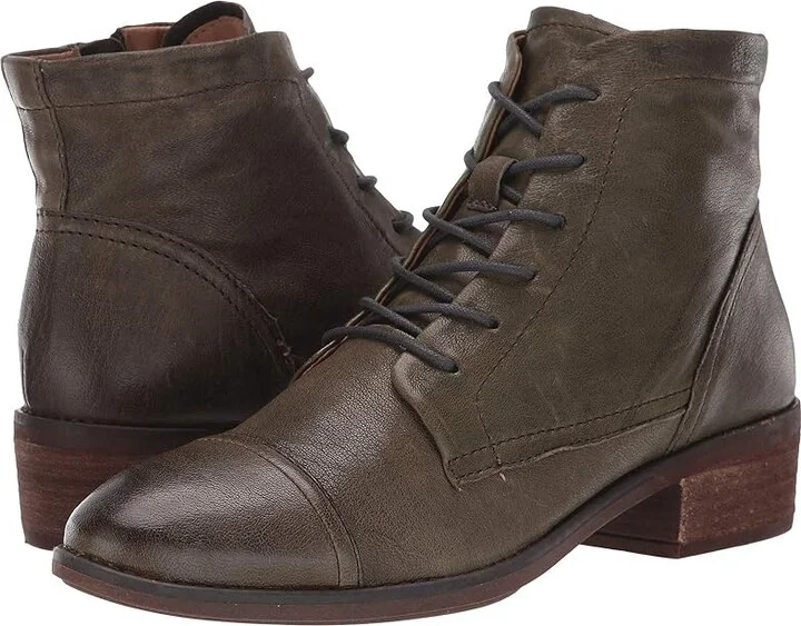 Comfortiva Cordia Women's Boots Army Green Oleoso : 6 M (B), Leather