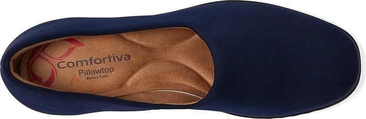 Comfortiva Dana High Women's Heels Sky Navy : 8 M (B), Rubber - Image 2