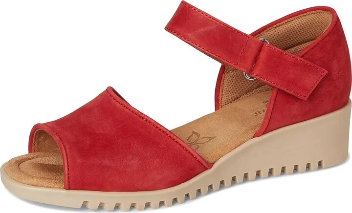 Comfortiva Daniella Women's Sandals Red : 9 M (B), Leather - Image 5