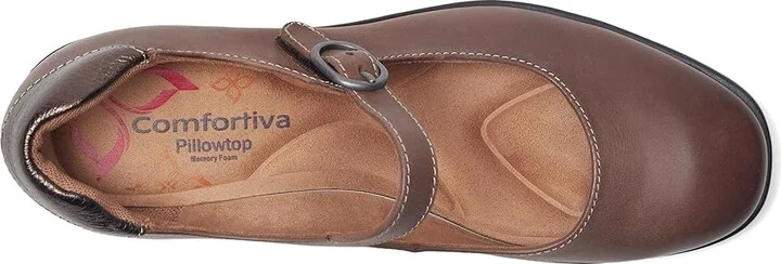 Comfortiva Debbie High Women's Heels Dusty Brown : 9.5 M (B), Leather/Suede - Image 2