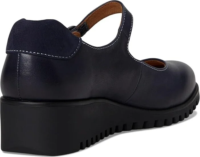 Comfortiva Debbie High Women's Heels Sky Navy : 10 W (D), Leather/Suede - Image 4