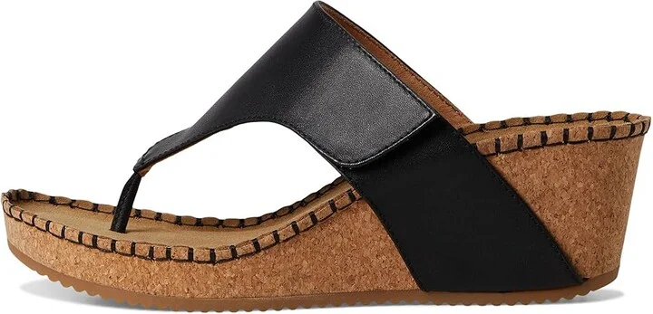 Comfortiva Edwyn Women's Sandals Black : 11 M (B), Leather - Image 6
